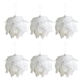 thumbnail image 1 of Christmas Balls Christmas Tree Pendant Foam Christmas Balls White Petals Decorations, 1 of 8