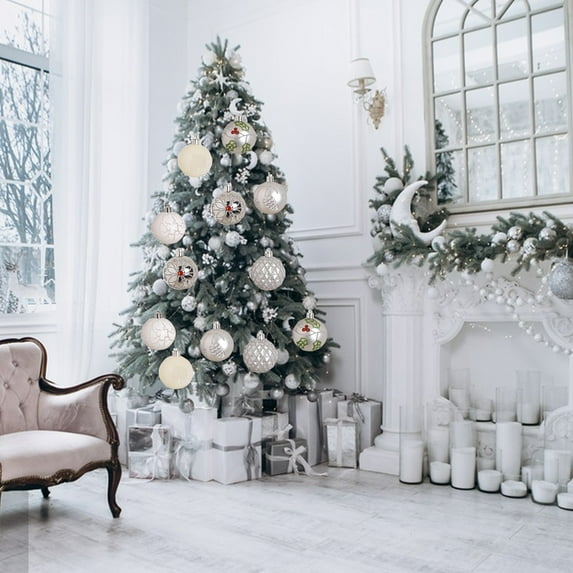 Christmas Balls Clearance,YgkuHd Christmas Balls 12 Pcs Christmas Tree Decorative Ornaments For Christmas Tree Holiday Wreath Decoration