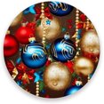 thumbnail image 1 of Christmas Balls Coasters Absorbent Moisture Non-Slip Drink Coaster Ceramic Stone with Cork Base Desktop Protection Prevent Furniture Damage 2PCS Home Decor, 1 of 6