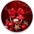 thumbnail image 1 of Christmas Balls Coasters Absorbent Moisture Non-Slip Drink Coaster Ceramic Stone with Cork Base Desktop Protection Prevent Furniture Damage 4PCS Home Decor, 1 of 6