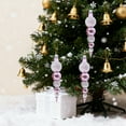 thumbnail image 1 of Christmas Balls Gift Box Set – Multicolor Painted Tree Hanging Ornaments with Strings, Lightweight Plastic Baubles for Holiday, Wedding, Party Decorations (Set of 3), 1 of 4