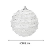 Christmas Balls Highgrade Pearl Thread Christmas Ornaments Christmas