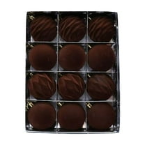 Christmas Balls Ornaments, 12 Pcs Flocked Ornaments Set, Xmas Tree Decorations Holiday Wreath Garland Decor (2.36Inch)