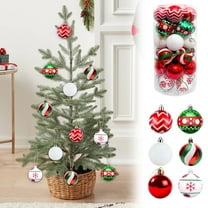 Christmas Balls Ornaments, 30Pcs Shatterproof Xmas Tree Decorations, Tree Hanging Ball Muti-Color Christmas Ball Ornament Set for Party Decoration