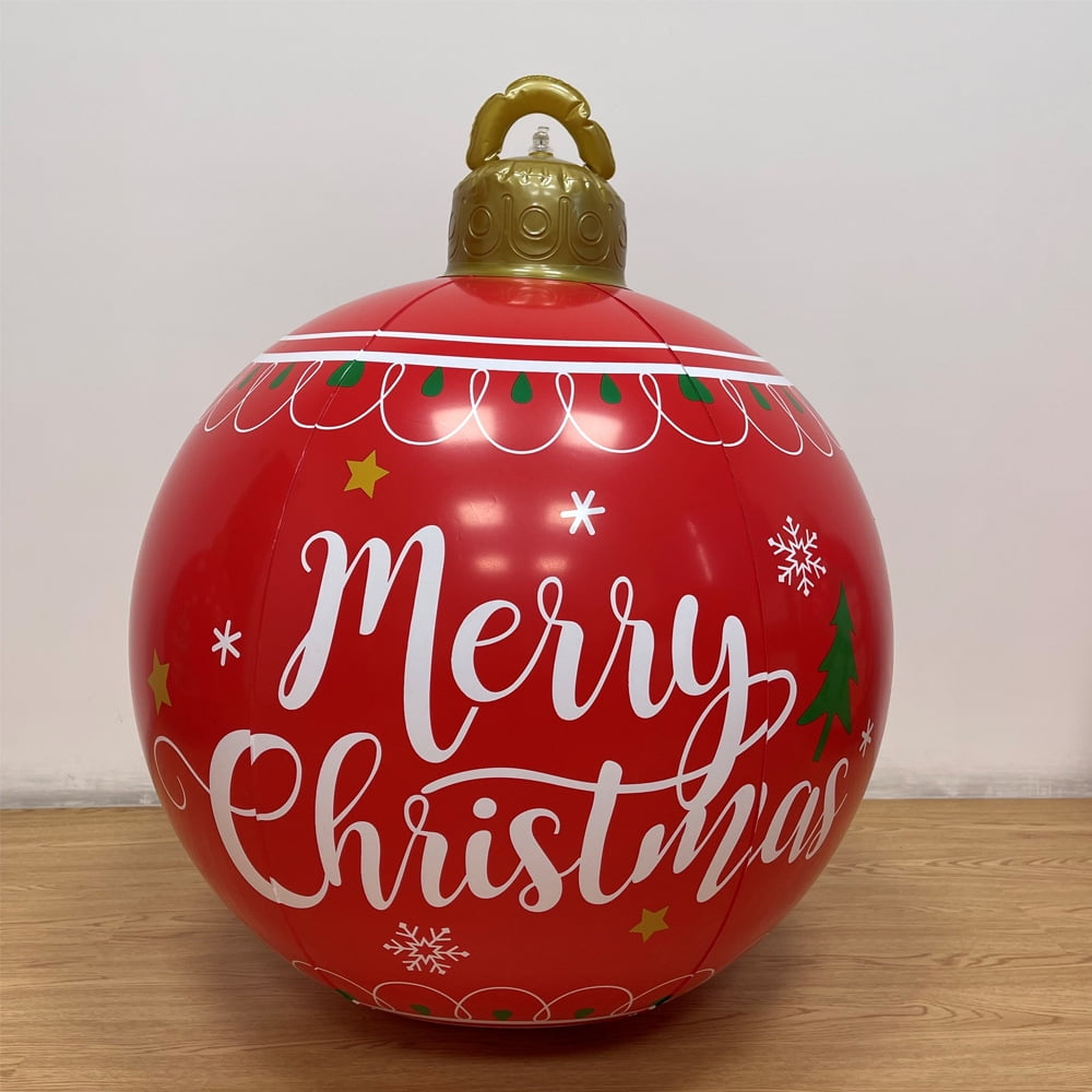 Christmas Balls Ornaments Outdoor Christmas PVC Inflatable Decorated