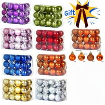 Christmas Balls Ornaments YgkuHd 24pc 1.2in Christmas Tree Decorations Christmas Balls 24 Hanging Decorations Christmas Plastic Balls Electroplating Decoration Hanging Decoration Set