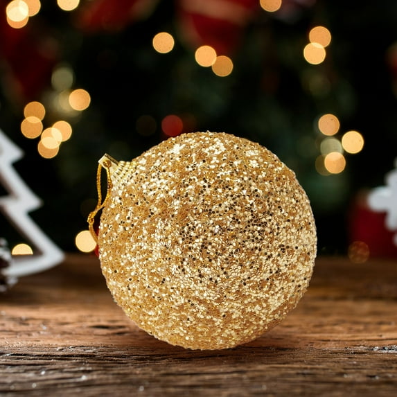 Christmas Balls Ornaments YgkuHd 3.54In Christmas Color Foam Mall Decoration Window Decoration Christmas Tree Pendant Color