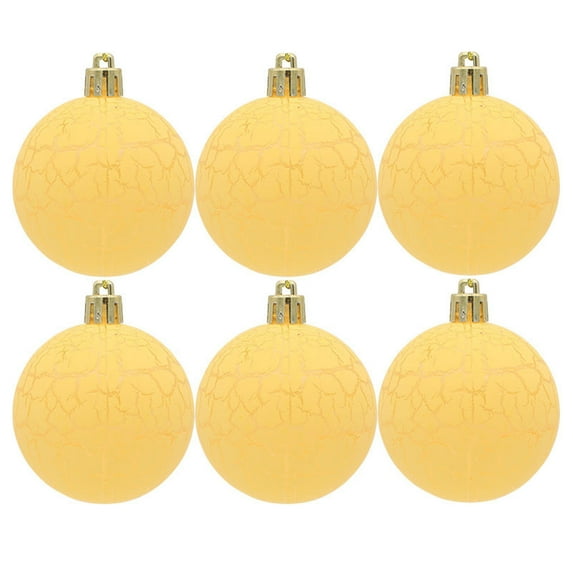 Christmas Balls Ornaments YgkuHd 6Pcs 3.15In Christmas Tree 3.54In Bauble Hanging Home Party Ornament Decor