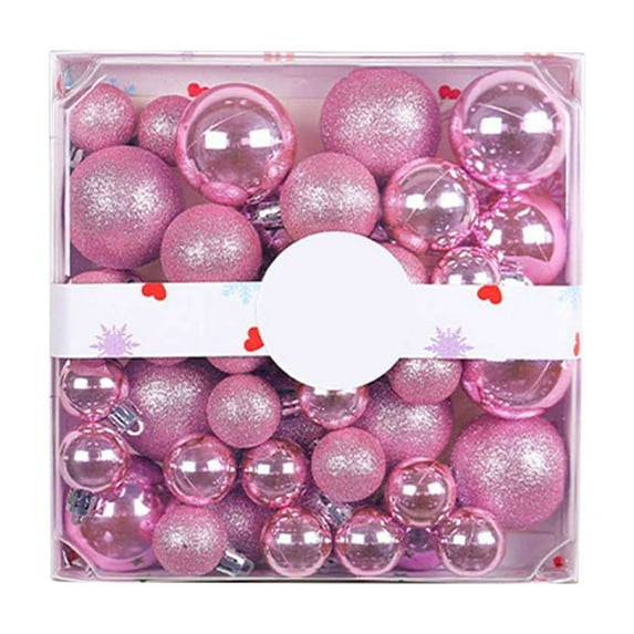 Christmas Balls Set, Colorful Shatterproof Ornaments for Xmas Tree Hanging Decor & Gift Box