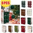 thumbnail image 1 of Christmas Balls Set, Velvet Hanging Ball Ornaments, Flocked Velvet Ornaments for Christmas Tree – 8cm Velvet Ball Ornaments（8cm 6pcs）|YISHFHP, 1 of 7