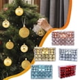 thumbnail image 1 of Christmas Balls for Christmas Decoration, 100 Pack Electroplated Christmas Tree Decorations Hanging Ball Ornaments, 1 of 7