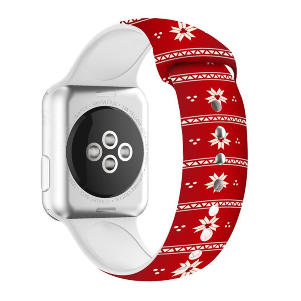 Replacement Bands Christmas Apple Watch Band 38mm Christmas Soft