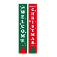 thumbnail image 1 of Christmas Banner,Christmas Door Banner Hanging Christmas Door Porch Sign Indoor Outside Yard Garden Party Decor Holiday Hanging Flag Wall Decor Home Party Supplies,71x11.8inch, 1 of 3