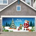 Christmas Banner Garage Door Decorations Christmas Backdrop Decoration