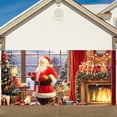 thumbnail image 1 of Christmas Banner Garage Door Decorations Christmas Backdrop Decoration Winter Large Door Cover Decoration Indoor Outdoor for Christmas Holiday Party Supplies (Warm), 1 of 6