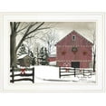 thumbnail image 1 of TrendyDecor4U Christmas Barn Ready To Hang Holiday Framed Print BJ147-226G, 1 of 3