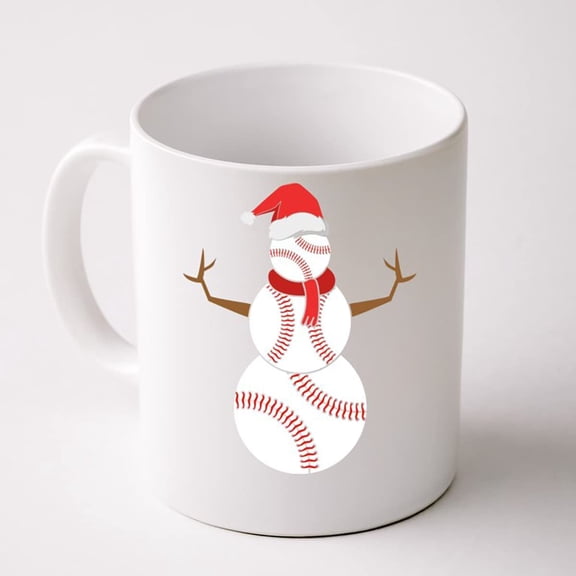Christmas Baseball Balls Santa Snowman Coffee Mug, Funny Christmas Gifts, Kids Christmas Mug, Sport Lovers Mug Cute Xmas Cups Winter Holiday Mugs Xmas Boys Golfer Gift Coffee Cup Family Parent Gifts
