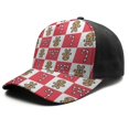 thumbnail image 1 of Christmas Baseball Cap – Stylish Spliced Design Adjustable Trucker Hat with Full Print Front & Brim, Breathable Cotton Blend Snapback for Sports, Travel & Daily Wear, 1 of 3
