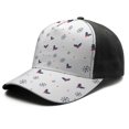 thumbnail image 1 of Christmas Baseball Cap – Stylish Spliced Design Adjustable Trucker Hat with Full Print Front & Brim, Breathable Cotton Blend Snapback for Sports, Travel & Daily Wear, 1 of 3