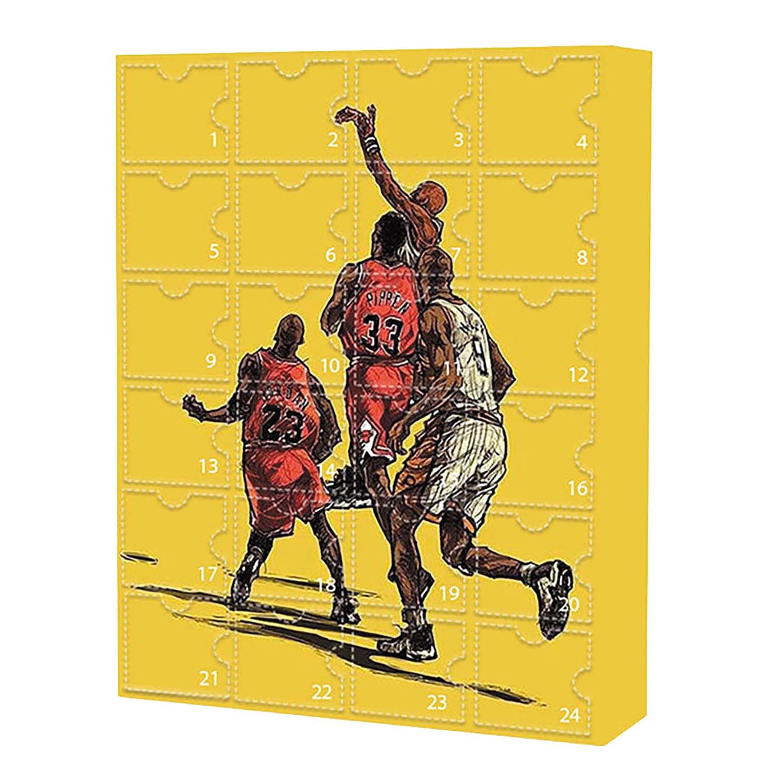 Christmas Basketball Advent Calendar 2024, Contains 24 Gifts, Surprise Basketball Superstar