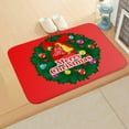 thumbnail image 1 of Christmas Bath Mat,Non Slip Soft Flannel Bathroom Rugs Absorbent Snowflakes Xmas Santa Snowman Printed Washable Shower Rug,Bathroom Decor Front Doormat Indoor Outdoor Floor Mat,15.8"*23.6", 1 of 2