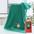 thumbnail image 1 of Christmas Bath Towels ZKCCNUK Hand Wash Washing Soft Water Holidy Embroidered Gift Towels Washcloth Absorption Comfortable Xmas Kitchen Cotton Absorbent Christmas For Dish Cloths Face, 1 of 6
