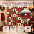 thumbnail image 1 of Christmas Bathroom Curtain 70.9x59.1in Waterproof Polyester, Holiday Shower Curtain with Hooks for Home Guest Bath Decor by MPOISVA, 1 of 7