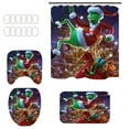 Christmas Bathroom Decor Grinchs Bathroom Sets Christmas Snowman Print