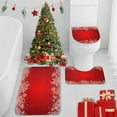 thumbnail image 1 of Christmas Bathroom Rugs and Mats Set 3 Piece, Snowflake Red Rugs Non Slip, Snow Winter Absorbent Microfiber Memory Foam Bath Mat Machine Washable Bathroom Floor Mats, 1 of 7