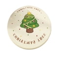 thumbnail image 1 of Christmas Bathroom Rugs Washable Round Christmas Tree Stars Mat Non Slip Absorbent Carpets Doormat for Living Dining Holiday Bedroom, Green, 1 of 5