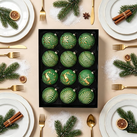 Christmas Bauble Ornament Set,