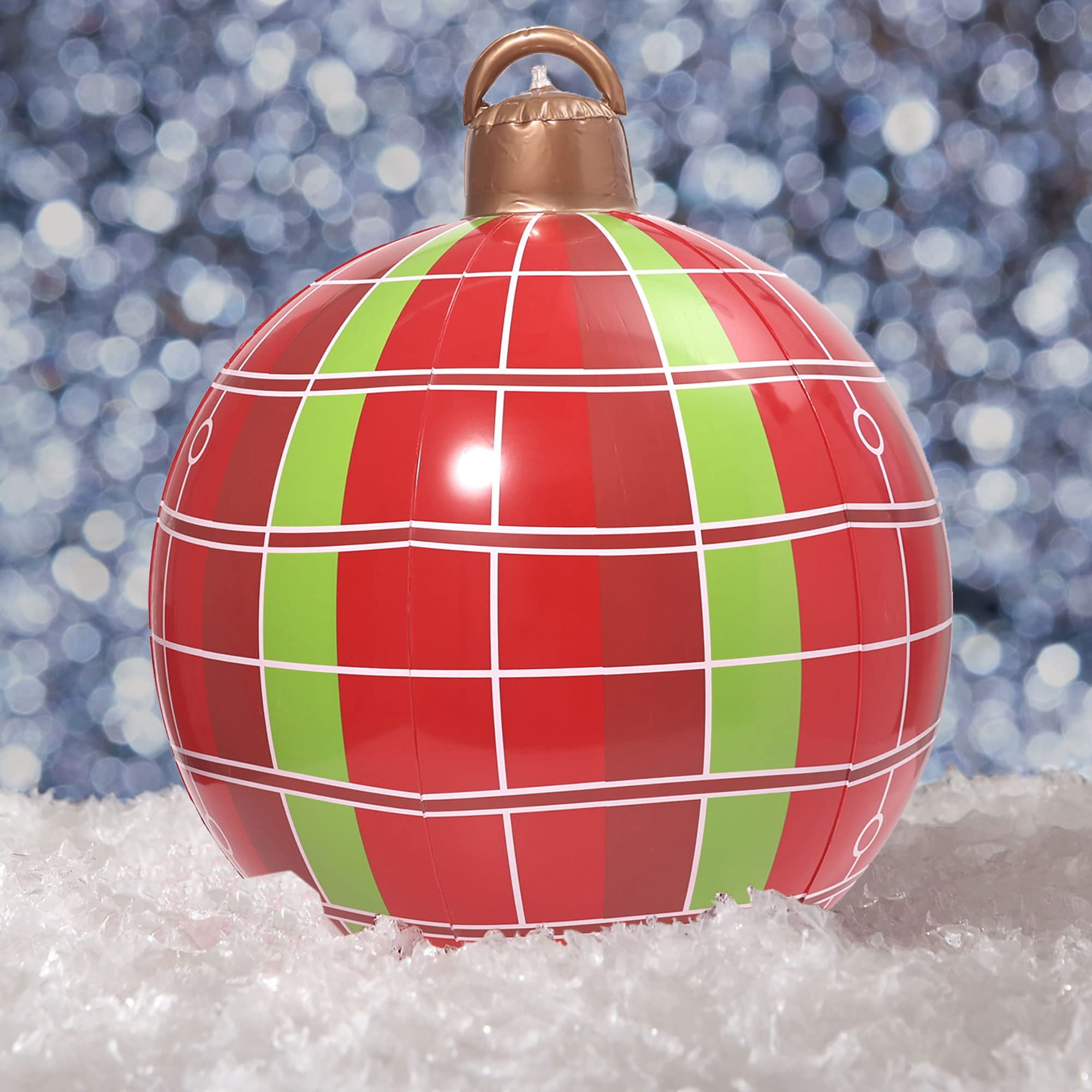 Christmas Baubles Christmas Inflatables Outdoor Decorations Giant Ball Xmas Inflatable Decorated