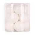 thumbnail image 1 of Christmas Baubles Round Christmas Balls Ornament Xmas Tree Hanging Ornaments (Pack of 12, White), 1 of 6
