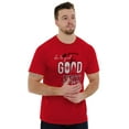 thumbnail image 1 of Christmas Be Good For Goodness Sake Men's Graphic T Shirt Tees Brisco Brands L, 1 of 6