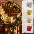 thumbnail image 1 of Christmas Bead Garland, Flexible Plastic Pearl Beaded String, Shiny Ball Bead Chain Ornament for Christmas Tree, Fireplace Mantle, Wreath, Holiday Home Decor, Party Display & DIY Craft Projects, 1 of 9