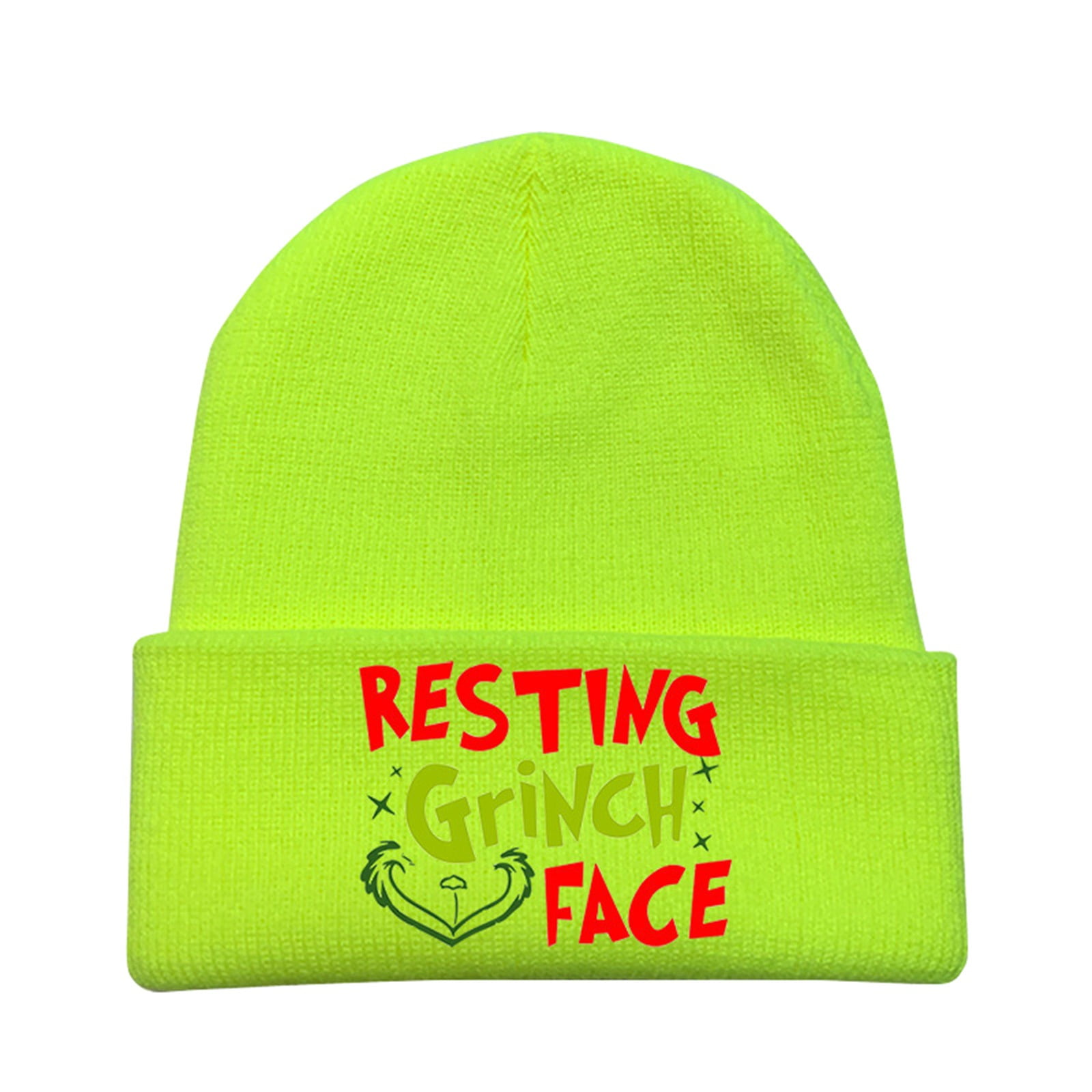 Christmas Beanie Hats for Men Women, Christmas Grinch Hat Christmas ...