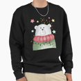 thumbnail image 1 of Christmas Bear Colorful Lights Graphic Unisex Sweatshirt Cute Retro Animal Art G14631, Up to Size 5XL, 1 of 2