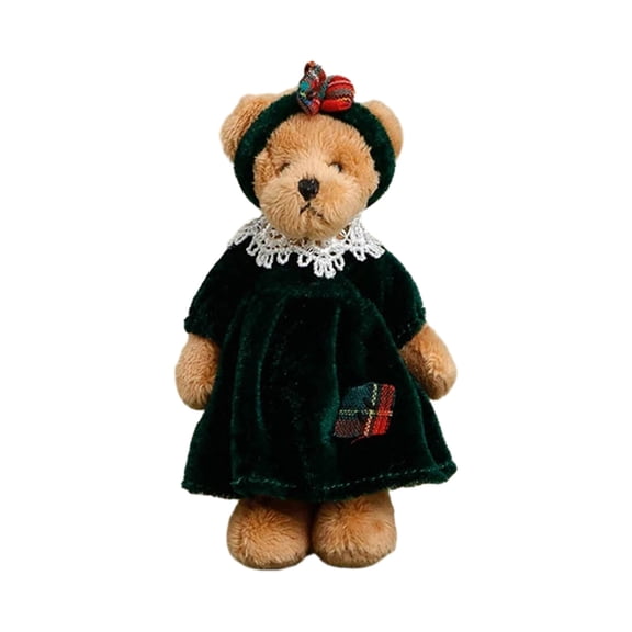 Christmas Bear Stuffed Soft and for Long lasting Use Add Festive Atmospheres in Room