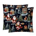 thumbnail image 1 of Christmas Bed Pillow Covers Set - 2 Decorative Throw Pillow Patterns - Available in 16x16, 18x18, and 20x20 Inches for Any Occasion - Decorative Pillows, Bed Pillow, 1 of 6