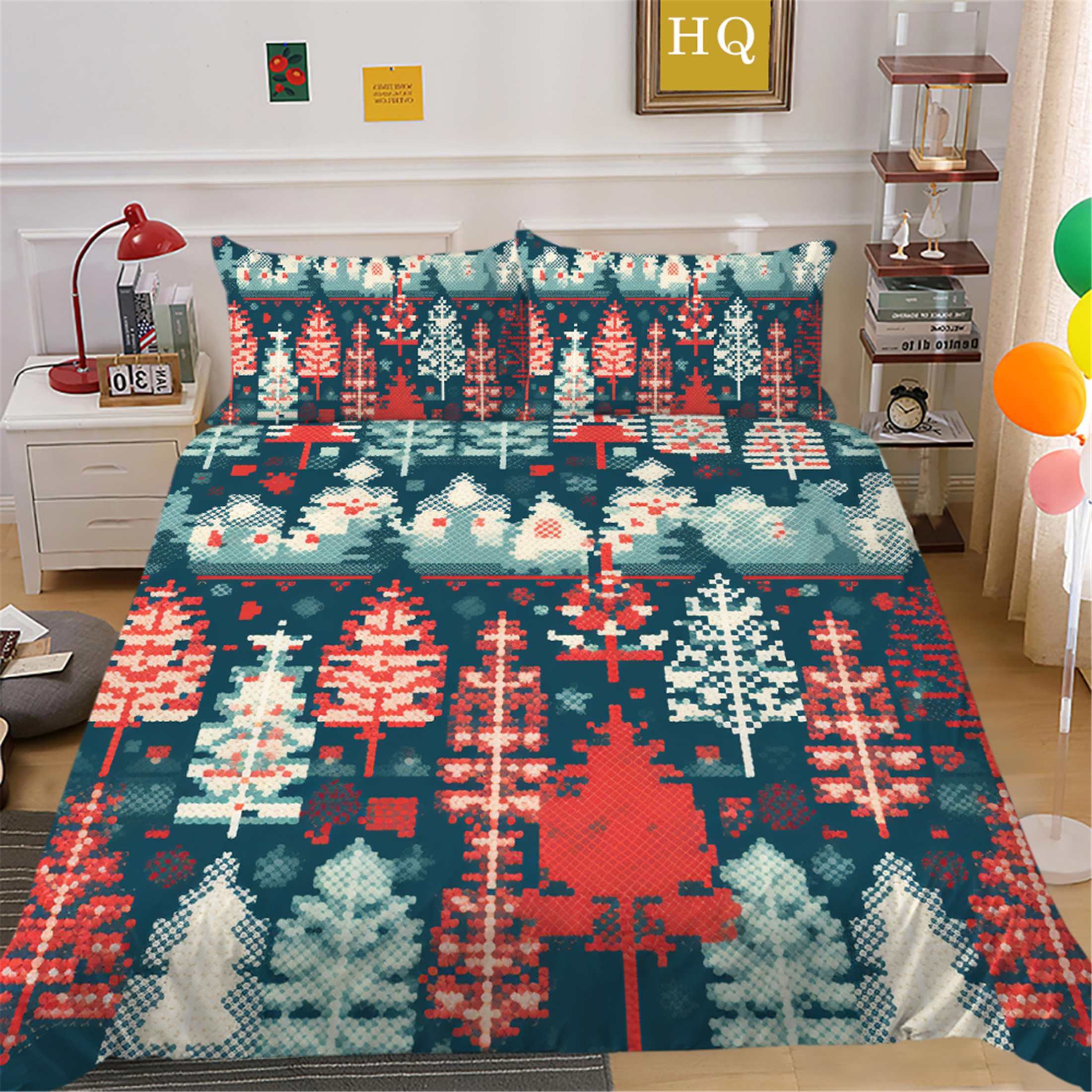 Christmas Bedding Sets Children Adult Home Textiles Luxury Tree Cartoon
