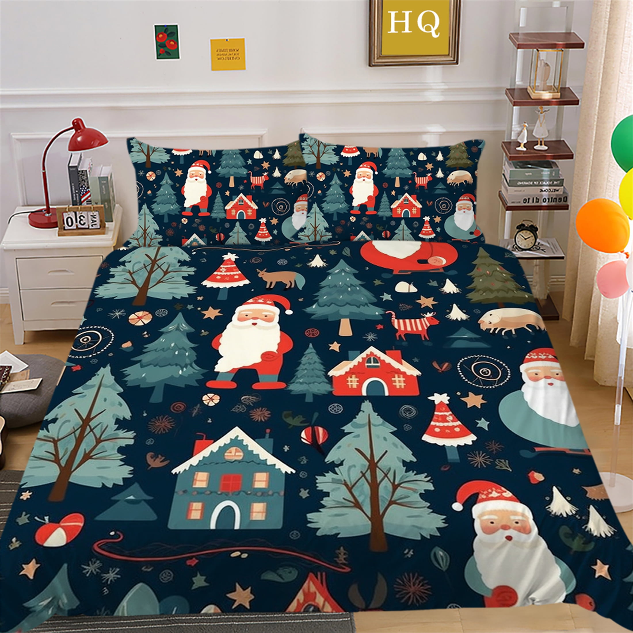 Christmas Bedding Suit Highend Comforter Cover Quilt Cover Set Teen