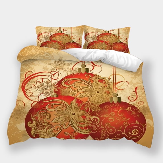 Christmas Bedroom Decor 3D Gift Quilt Cover Comforter Cover Children Adult Festival Home Textiles Bedspreads