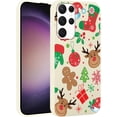 thumbnail image 1 of Christmas Beige Print Phone Case for Samsung Galaxy A36 6.64", Aesthetics Pattern Design Soft TPU Silicone Xmas Cases, Shockproof Bumper Protector Camera Girls Women Cover, Biscuit Deer, 1 of 6