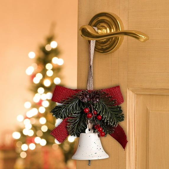 Christmas Bell *1 Christmas Decoration Bells Bells for Christmas Trees Bell Decor Hanging Decorative Bell for Door Wall Window Indoor and Outdoor Decor New Year Hanging Ornament