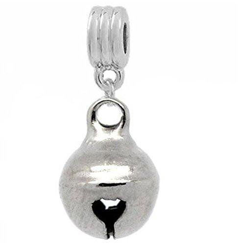 Christmas Bell Dangle for Snake Chain Charm Bracelet