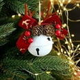 thumbnail image 1 of Christmas Bell Decorations 4.3in Antler Bow Pinecone Bells Mixed Pendant Christmas Tree Window Car Hanging Decoration, 1 of 6