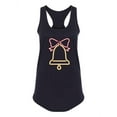 thumbnail image 1 of Christmas Bell Neon Design Tank Women -Image by Shutterstock, Female x-Small, 1 of 4