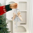 thumbnail image 1 of Christmas Bell Pendant Gold Hanging Ornament 7.87in Wind Chime for Door Tree Wall Decor Holiday Decoration for Home Living Room Balcony Window Display, 1 of 6