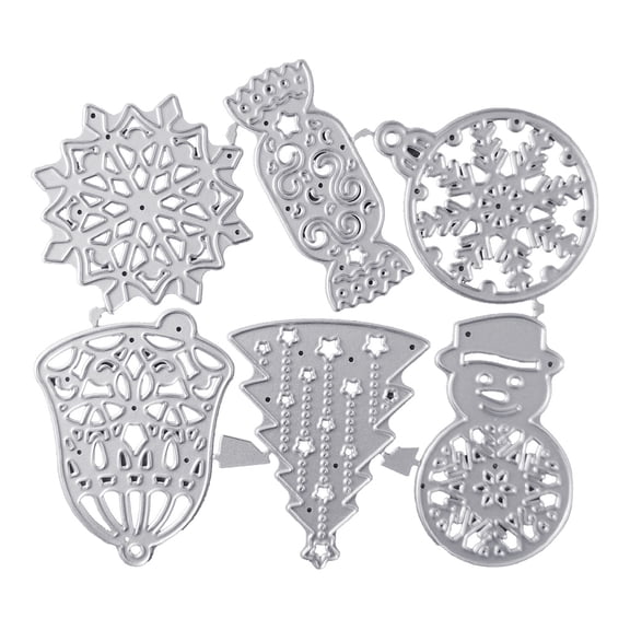 Christmas Bell Snowflake Metal Cutting Dies Stencil DIY Scrapbooking Album Paper Card Template Mold Embossing Decor