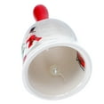 Christmas Bell Vintage Decor Pantry Bell Ceramic Bell Service Bell